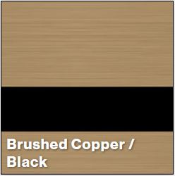 Brush Silver/Black STANDARD METAL 1/16IN - Rowmark NoMark Plus & Standard Metals